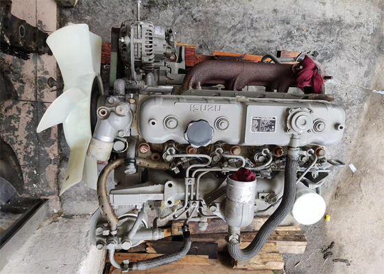 Asamblea de motor usada diesel 4JG1 para el material original del metal del excavador SY55 ZX70