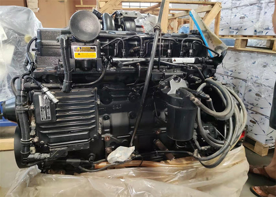QSB6.7 motor diesel del cilindro de los Cummings 6 para la refrigeración por agua del excavador PC200-8